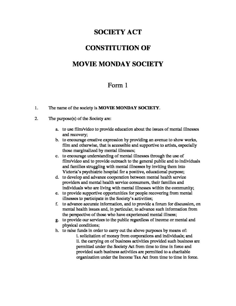 2000MovieMondayConstitutionpdf Madness Canada