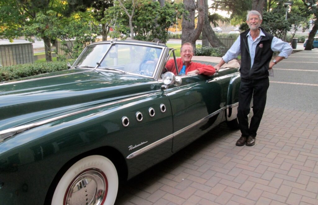 Sept 2012 For the film “Rainman” we had a Buick Roadmaster very much like the one that played a major part in the film parked outside. It was generously contributed by a restoration enthusiast. Again bringing the film alive.