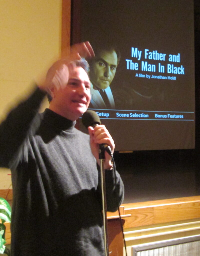 Jan 2014 Jonathan Holiff presenting My Father And The Man In Black about his father and Johnny Cash.
