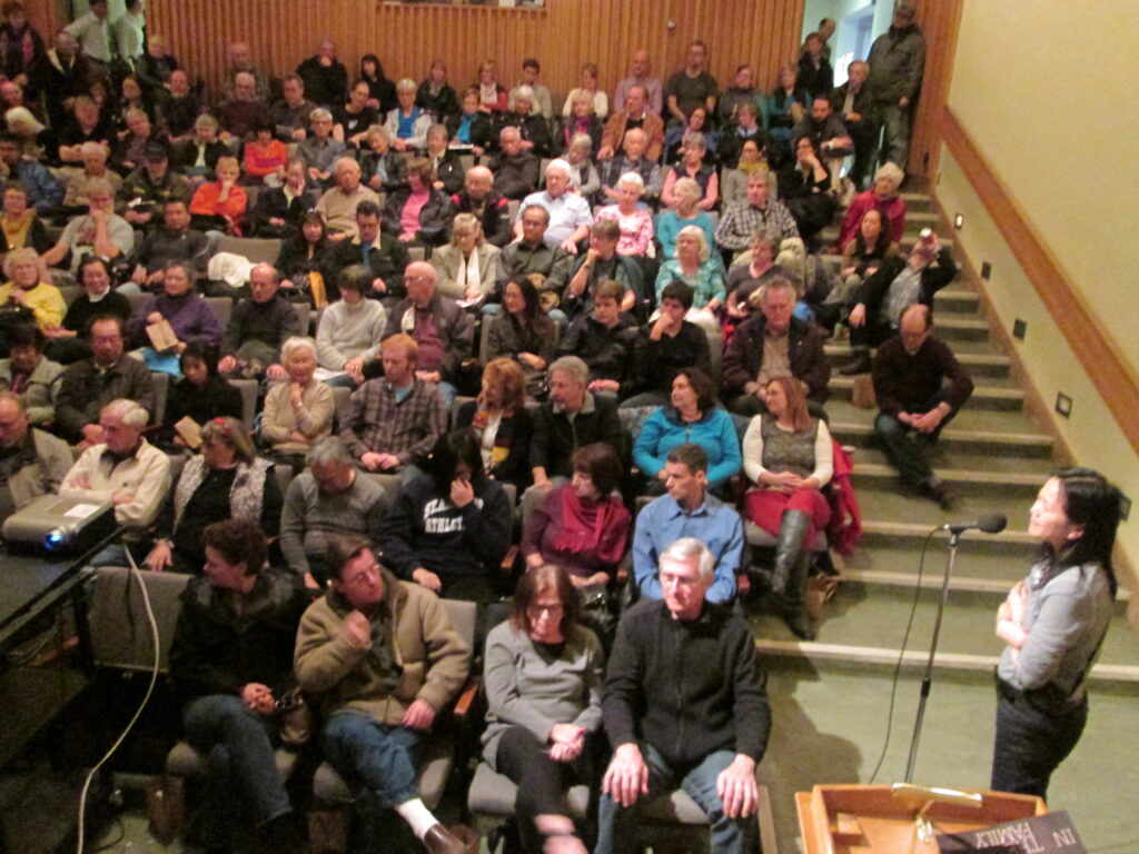 July 2014 Toronto filmmaker Carolyn Wong presenting her films in a Canadian shorts program.
