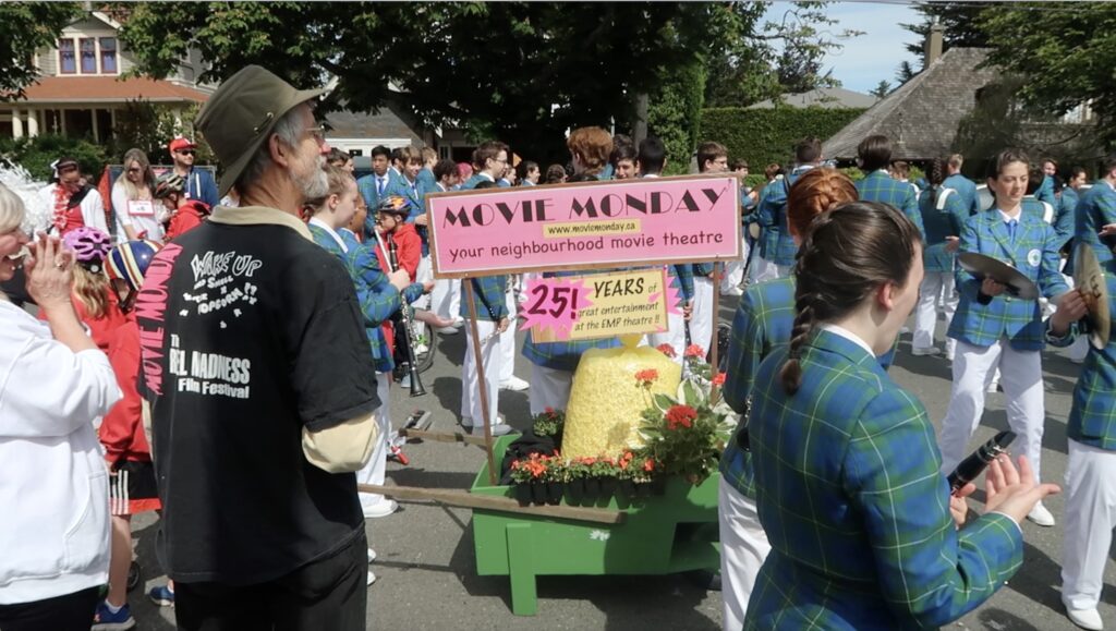 June 2018 Mayhem at the start of the Oak Bay Tea Party Parade.