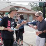 June 2018 Brief contacts with the public at the Oak Bay Tea Party Parade.