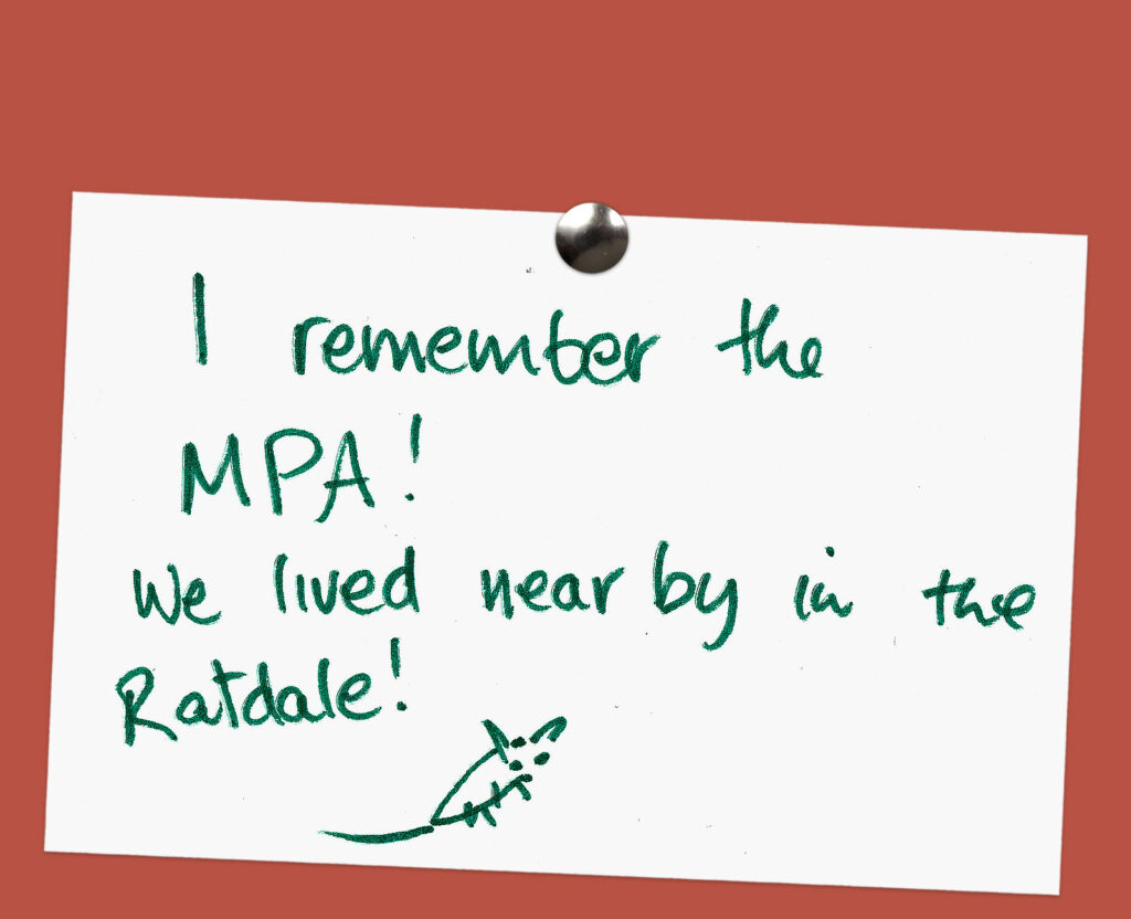 Legacies of MPA - Visitor Feedback Comment Card